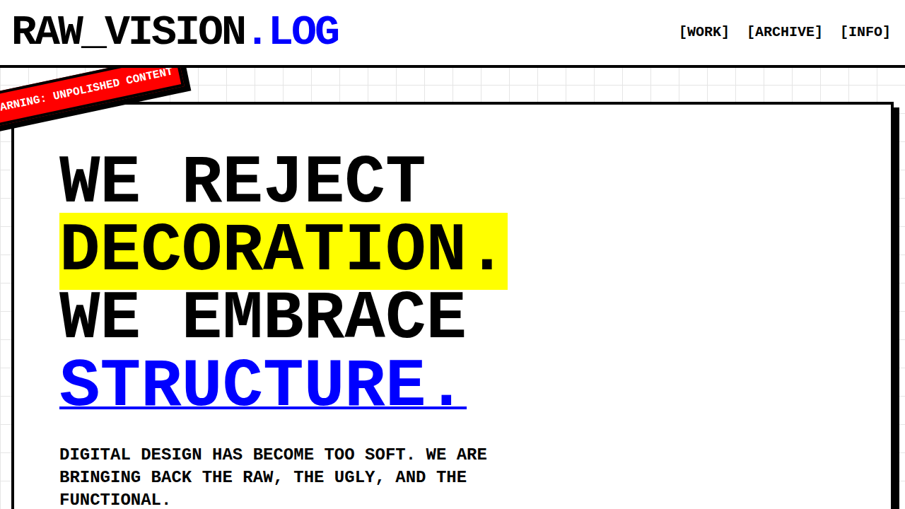 Brutalist Web Design