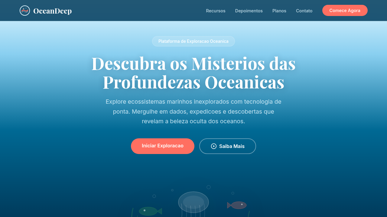 Underwater Aquático Deep Sea