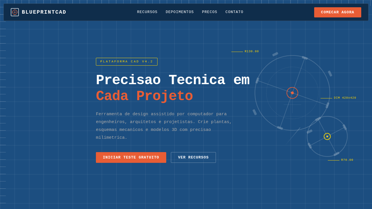 CAD-Inspired Blueprint