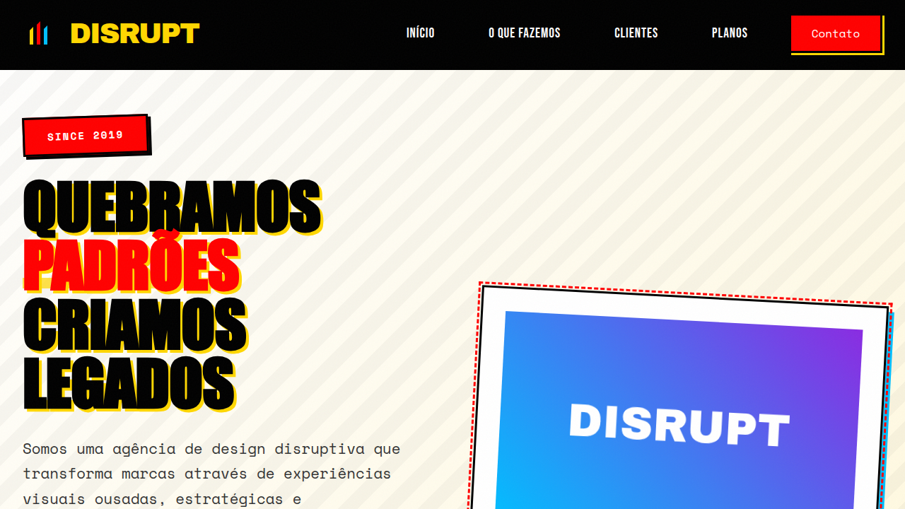 Neobrutalismo Ousado