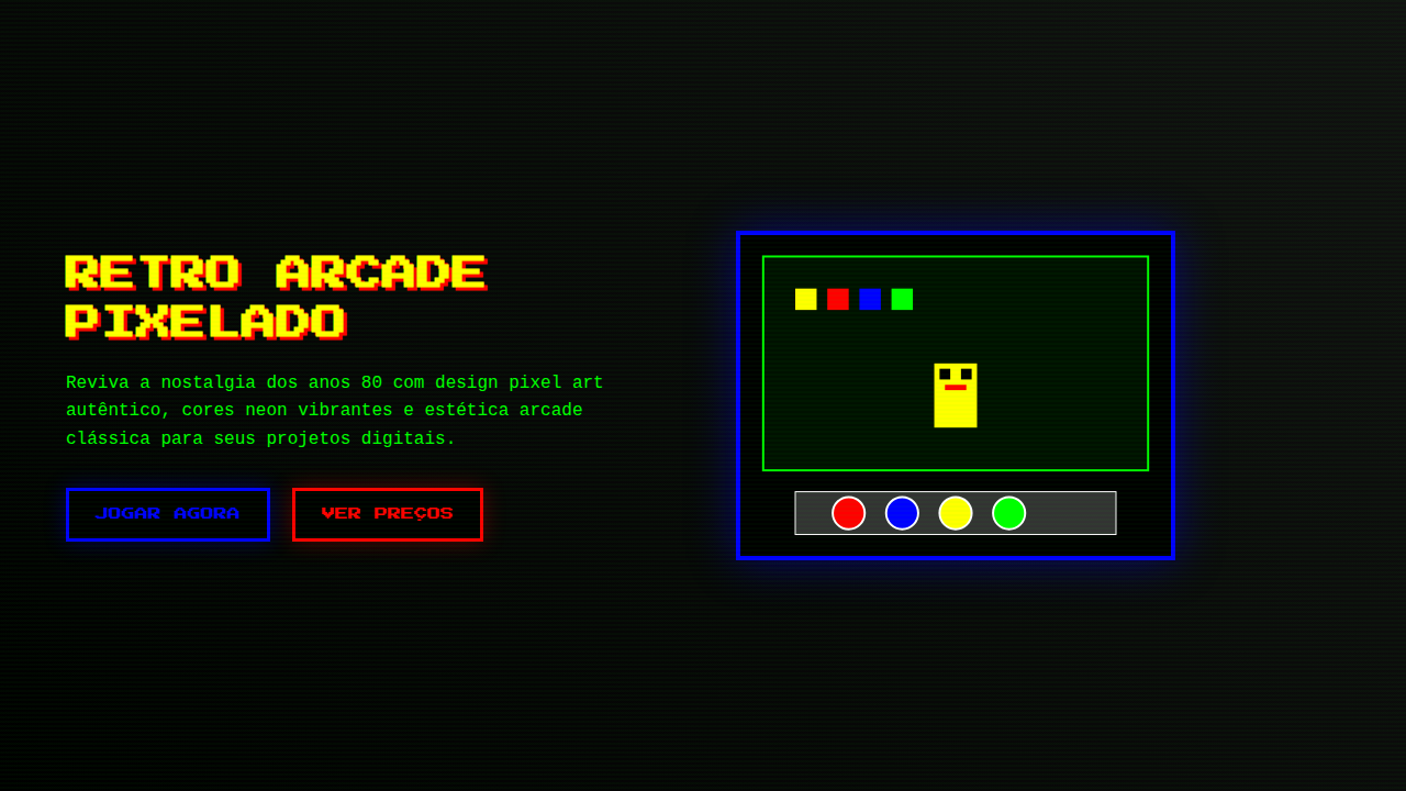 Retro Arcade Pixelado