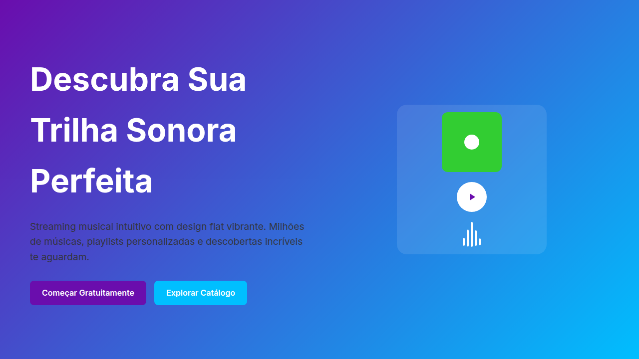 Flat Design Musical Intuitivo