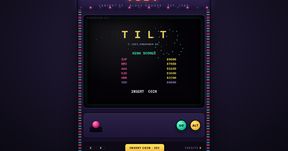 CABINET 07 — TILT