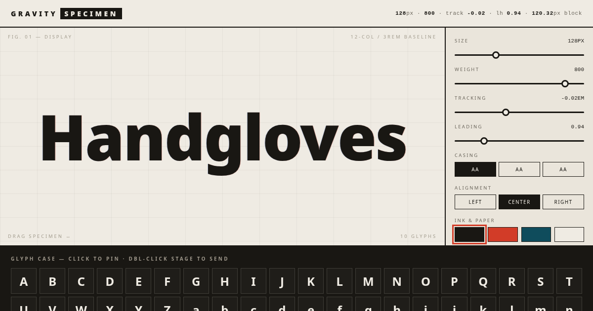 GRAVITY — type specimen instrument