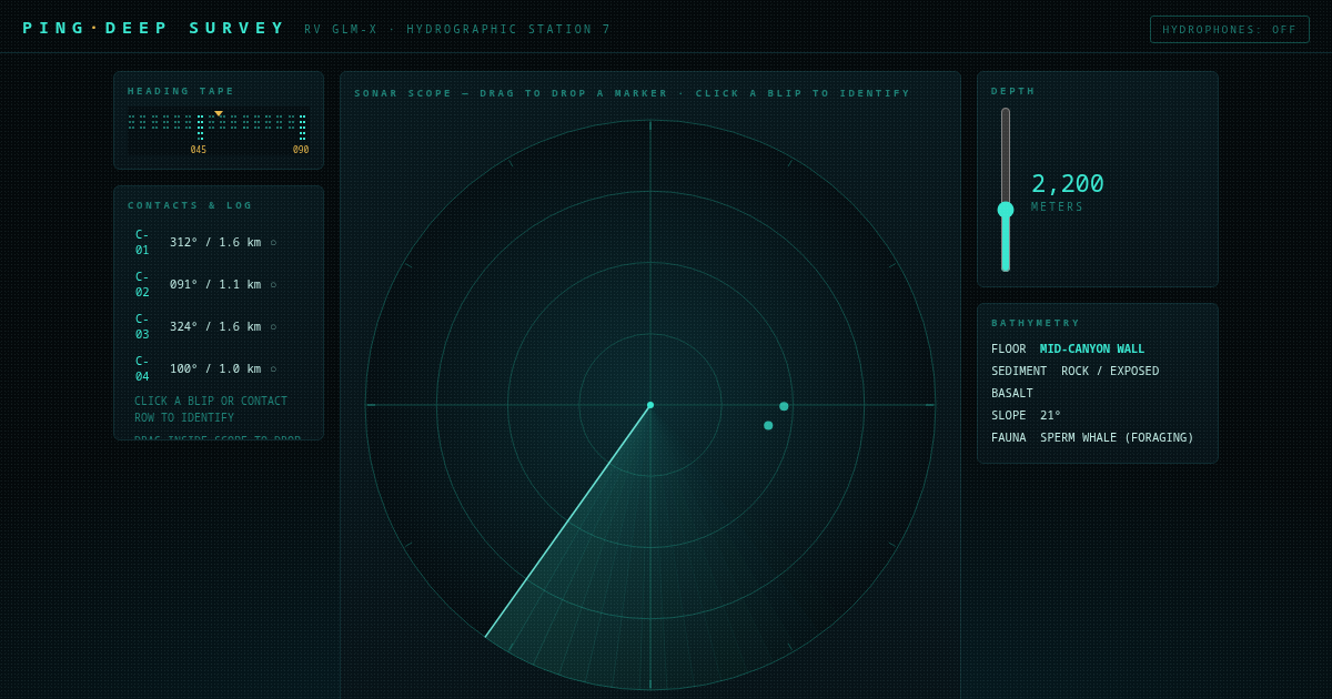PING — deep survey