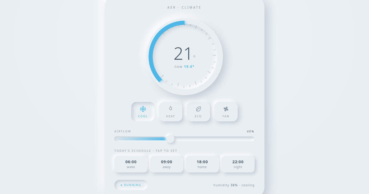AER — climate dial
