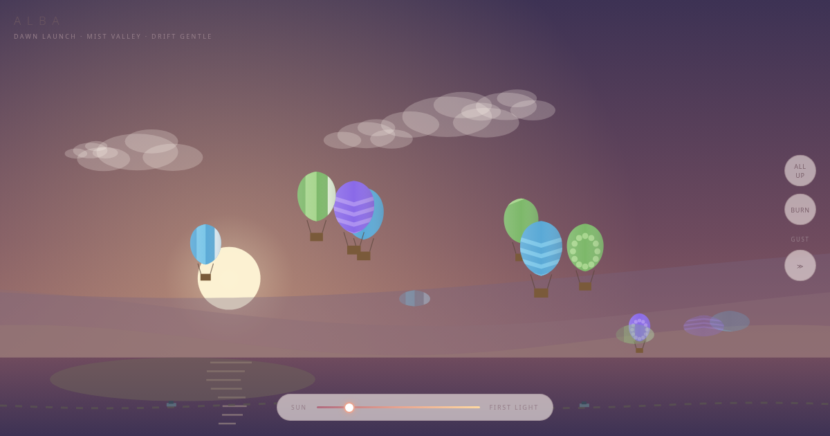 ALBA — balloon festival at dawn