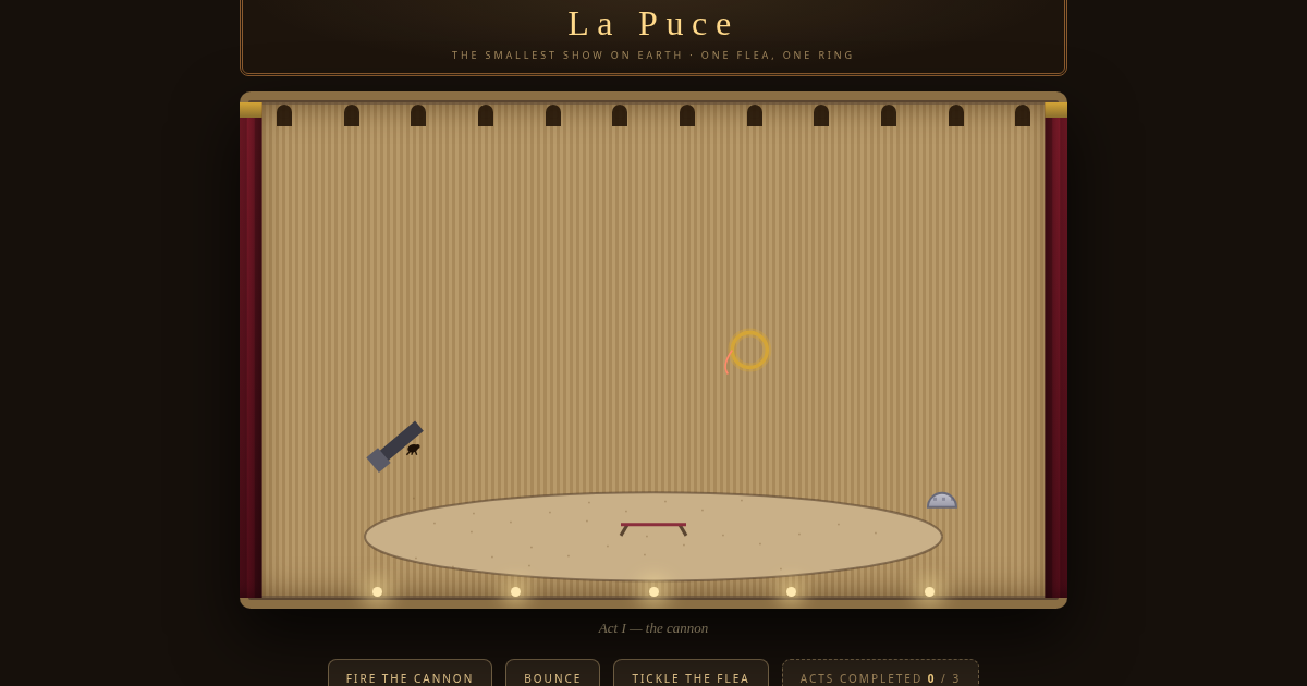 LA PUCE — the smallest show on earth