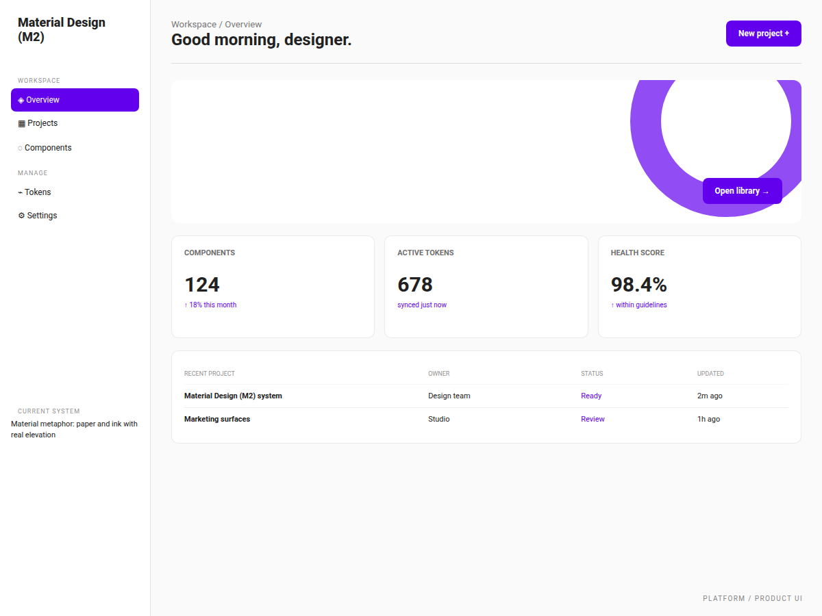 Material Design (M2)