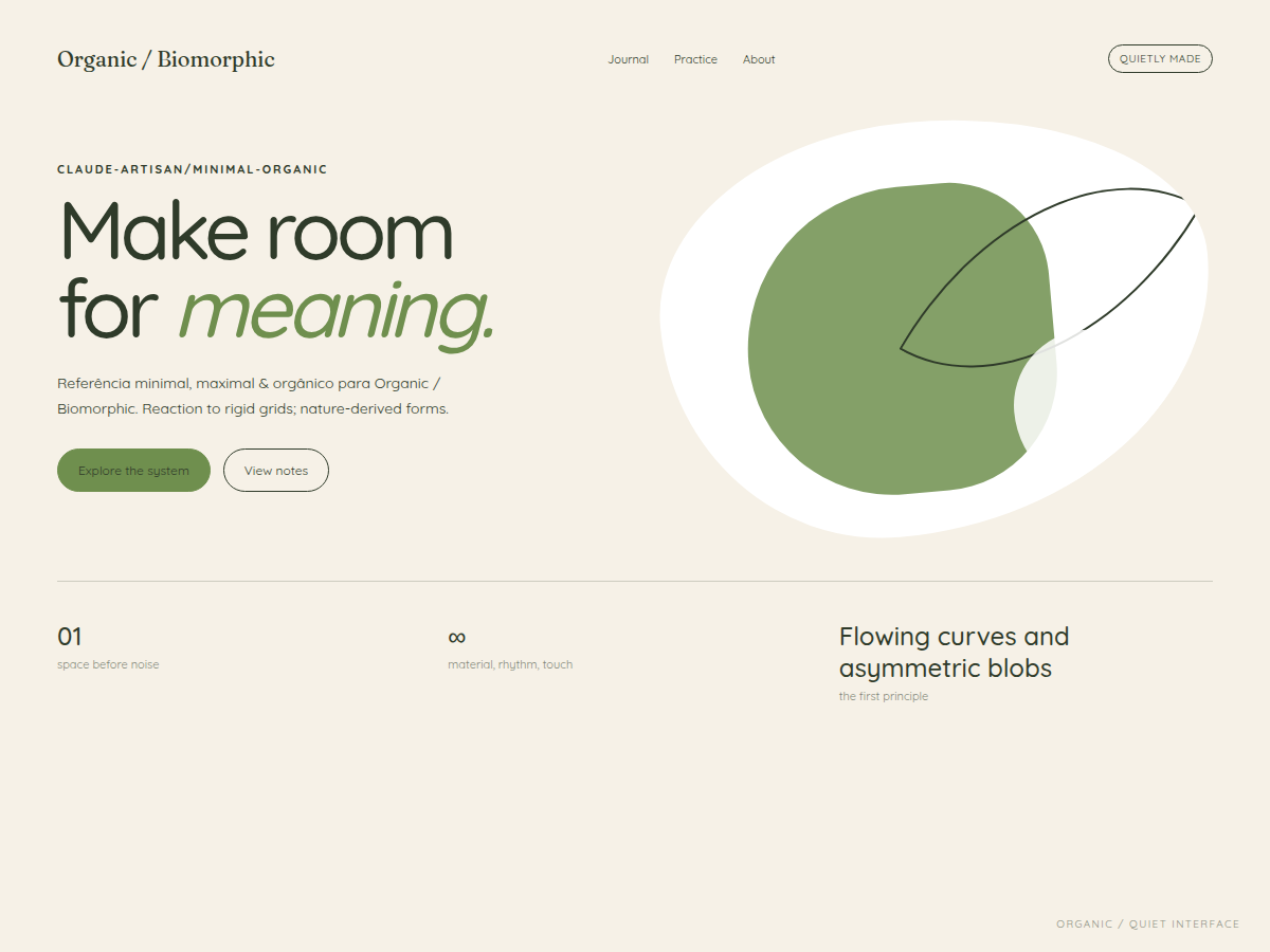 Organic / Biomorphic