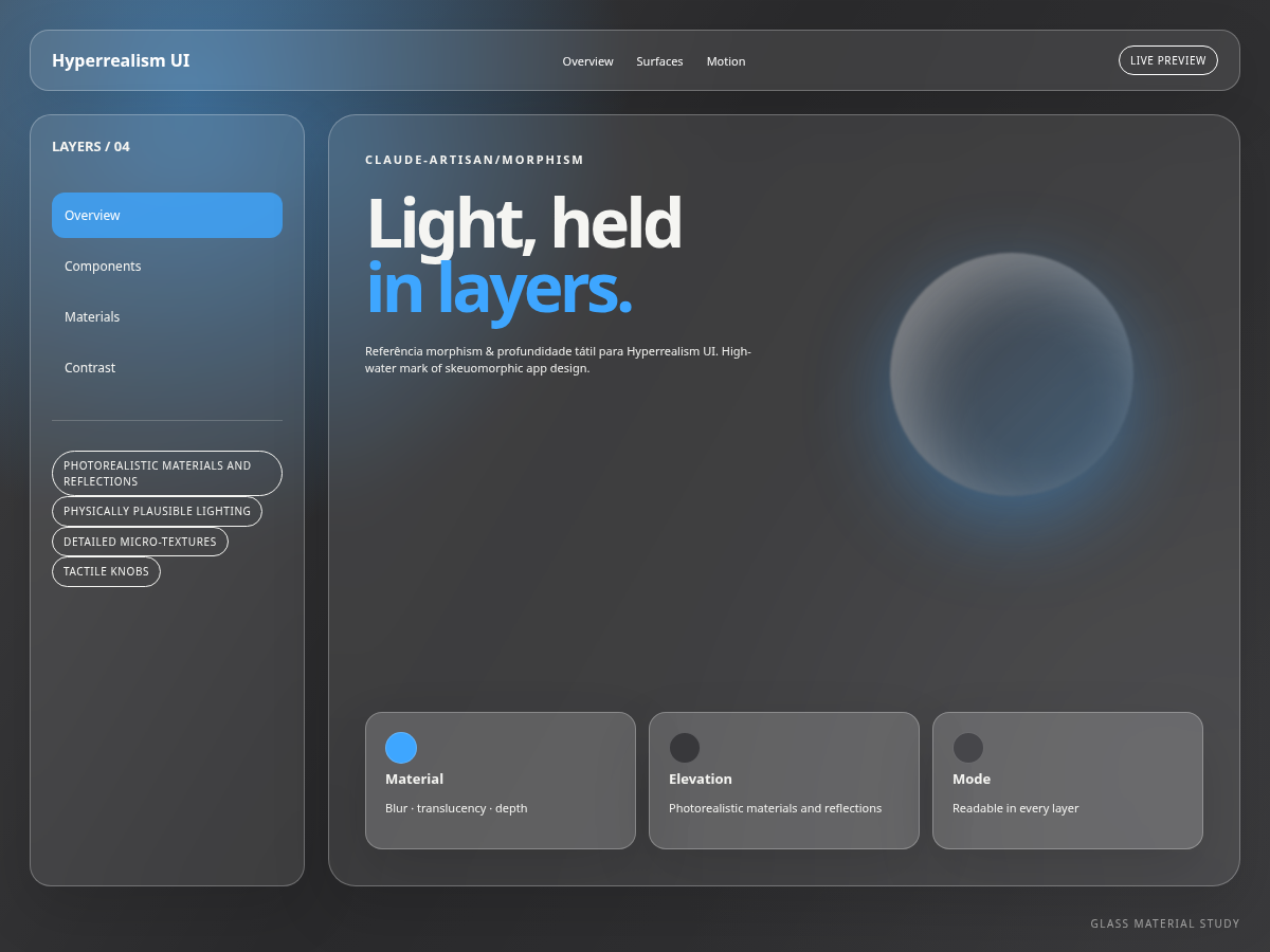 Hyperrealism UI
