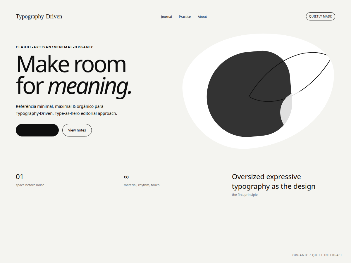 Typography-Driven